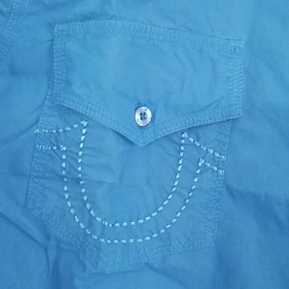 True Religion button up buddha logo shirt - Picture 3 of 5